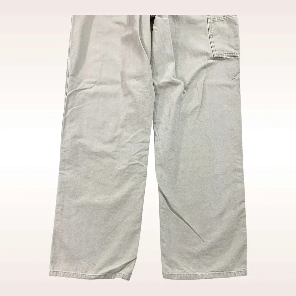 Vintage GAP Carpenter Pants Mens 32x32 Beige Utility Workwear Y2K Streetwear